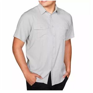 Men’s BNWT Columbia James Bay Shirt size medium Nimbus Gray Color